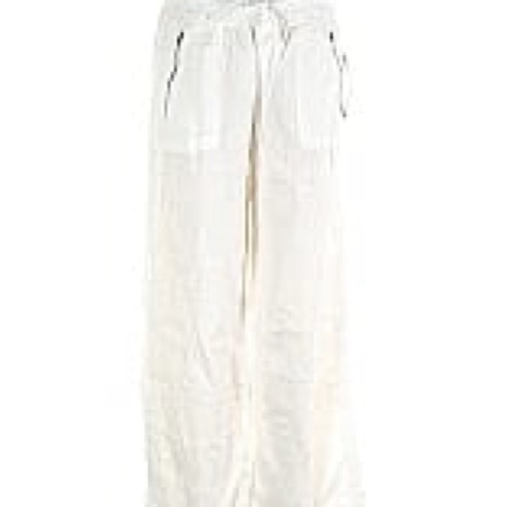 Althleta white linen pants